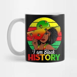 I Am Black History African American Black Pride Black Girls Mug